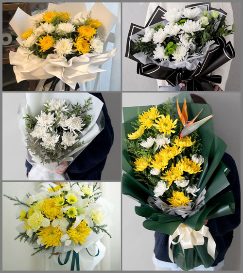 贵州铜仁市松桃县牛郎镇四茶村白事花束代送